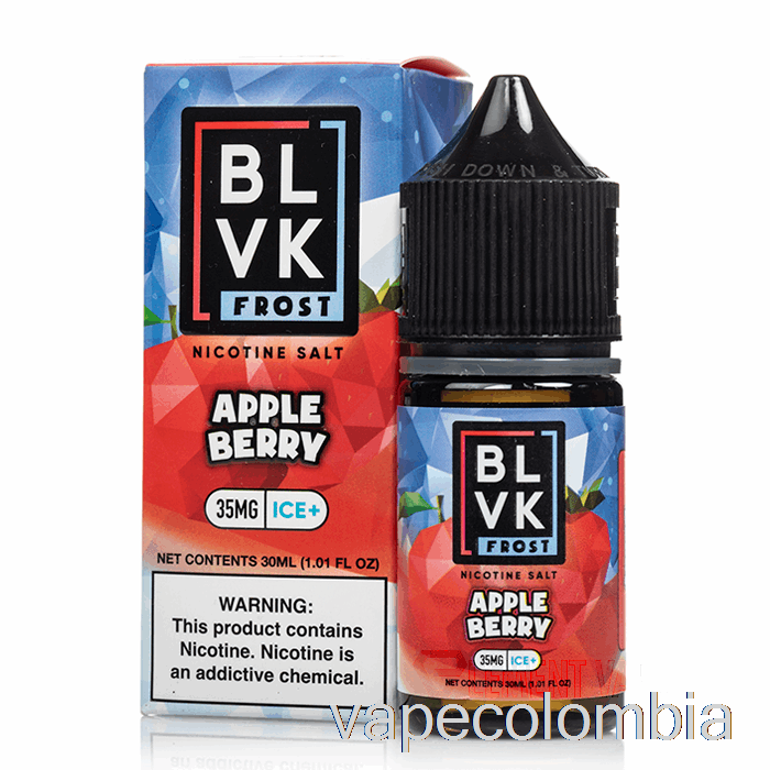 Vape Recargable Apple Berry - Sales Heladas Blvk - 30ml 35mg